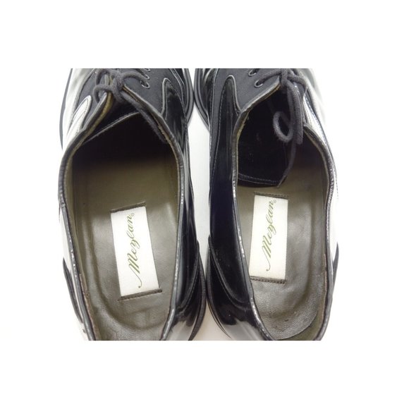 Mezlan Black Leather Lace Up Dress Oxfords Shoes Men\'s 12 M